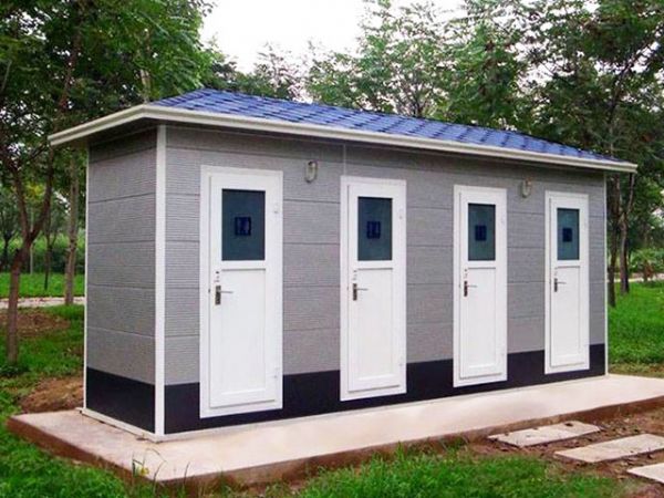 Mobile home, mobile toilet